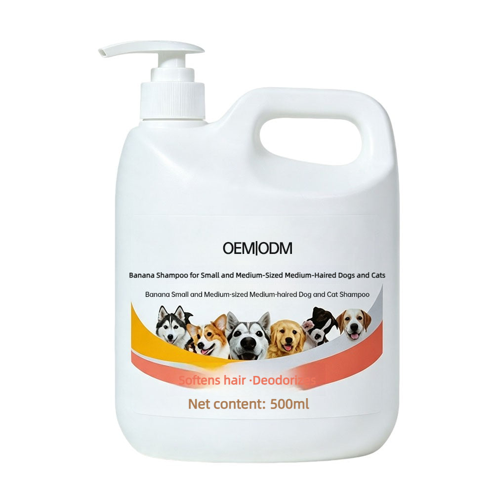 Banana Medium Hair Cat & Dog Shampoo OEMODM