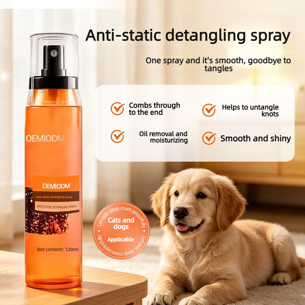 Anti-Static Detangling Pet Spray OEM ODM