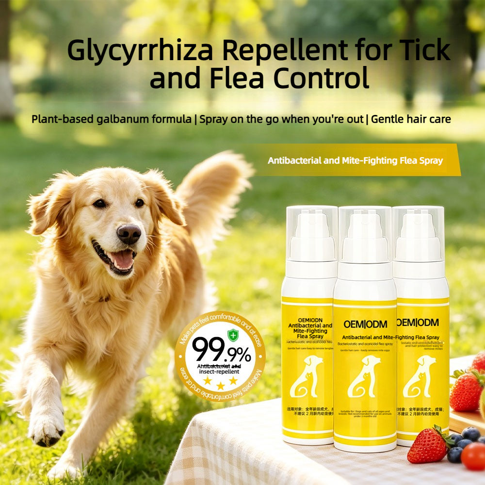 Anti-Mite & Flea Inhibiting Pet Spray OEM ODM