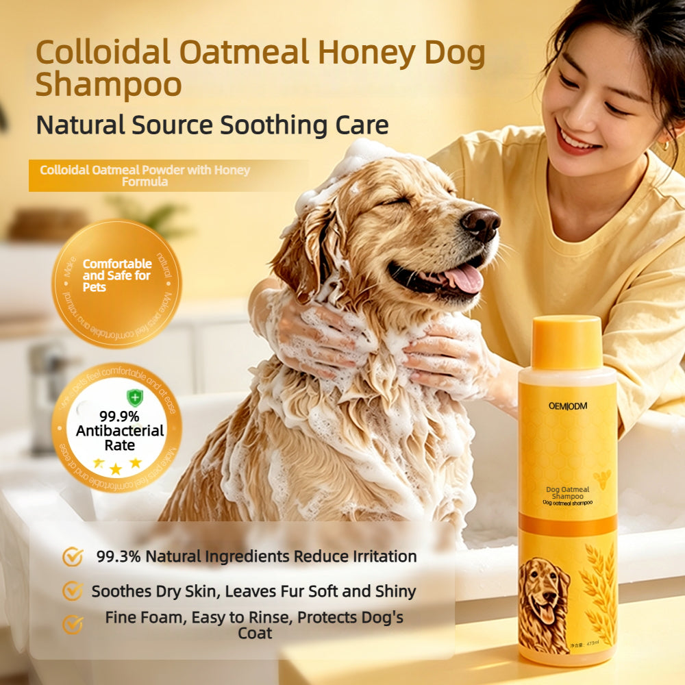 Oat & Honey Dog Shampoo OEM ODM