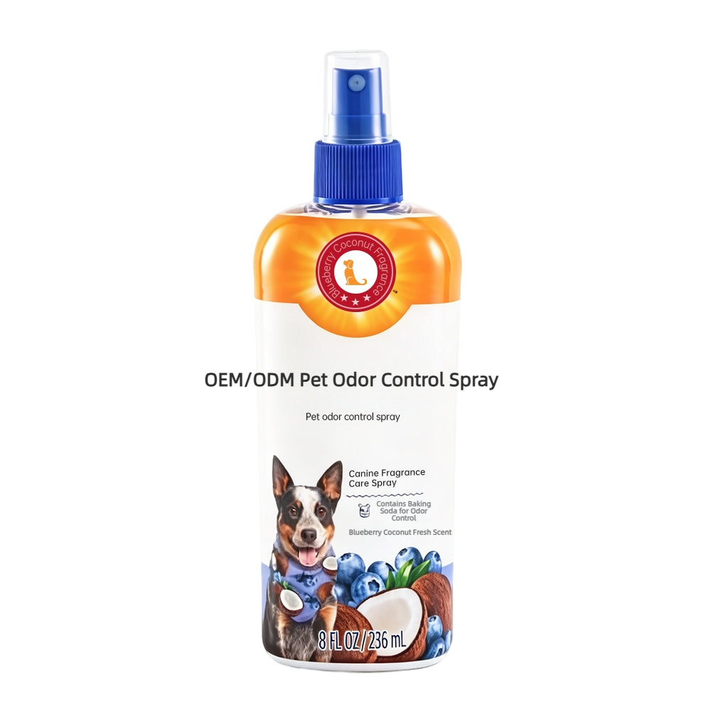 Pet Blueberry Coconut Deodorizing Spray OEM ODM