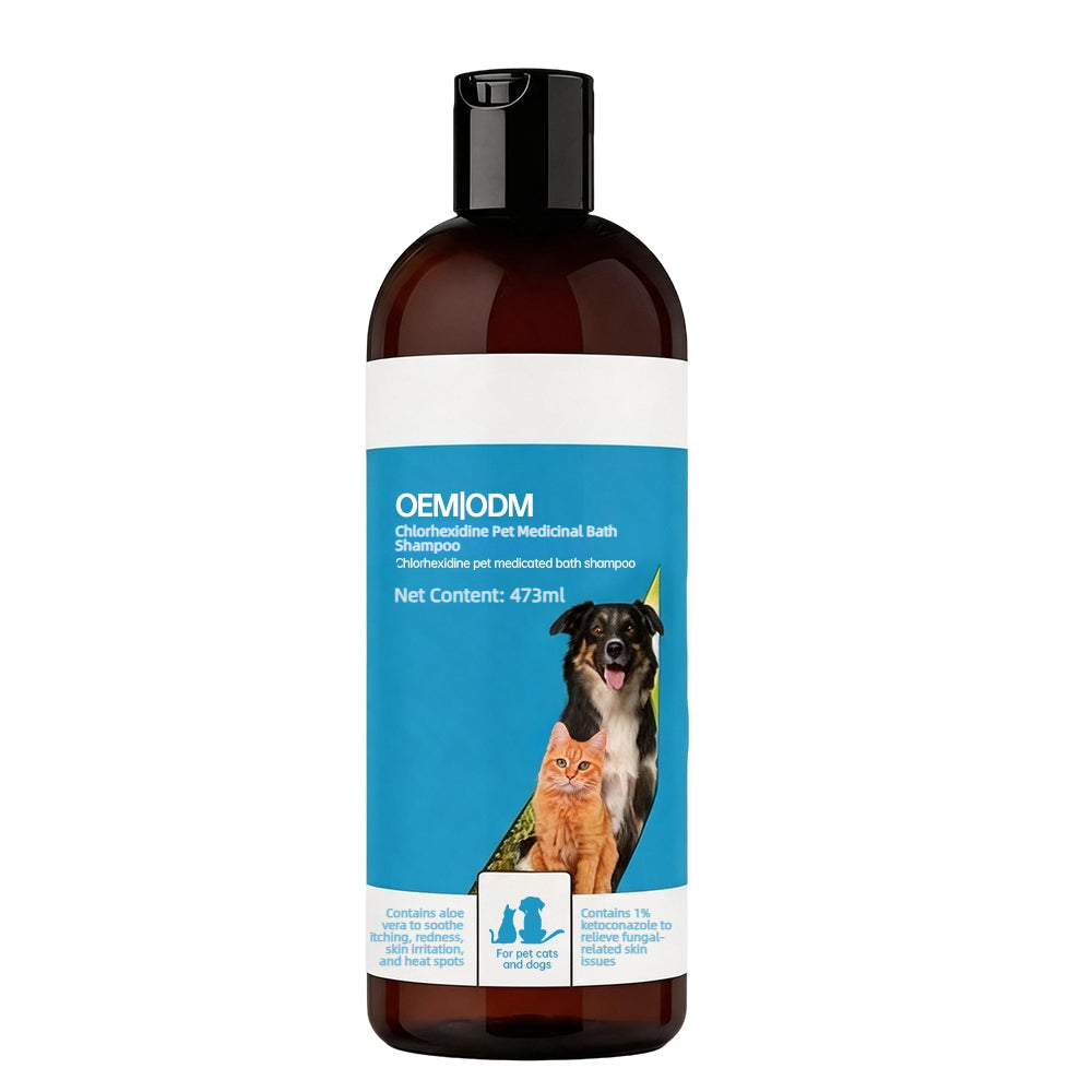 Chlorhexidine Pet Medicated Bath Shampoo OEM ODM