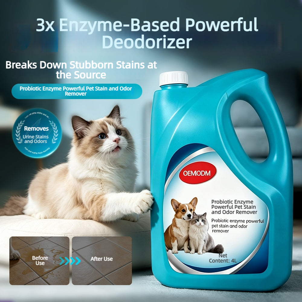 Pro‑Biology Enzyme Powerful Pet Stain & Odor Remover OEM ODM