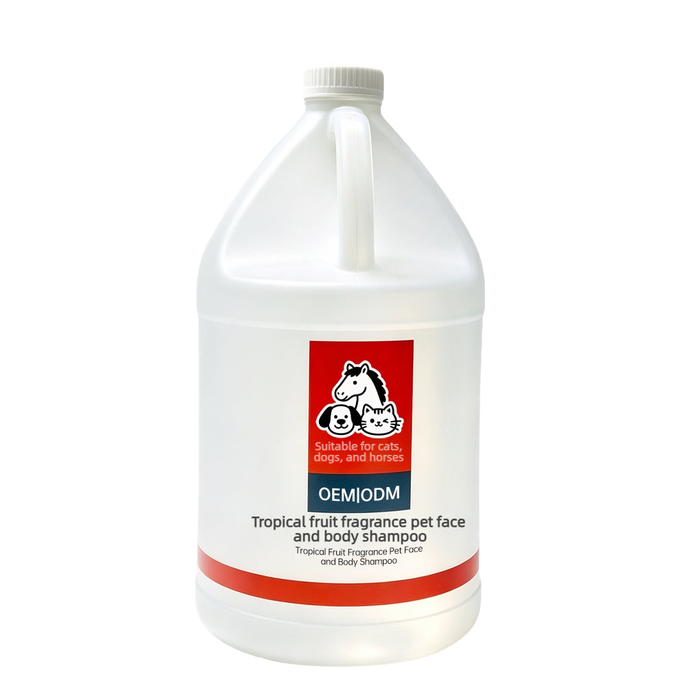 Tropical Fruit Fragrance Pet Face And Body Shampoo OEM ODM