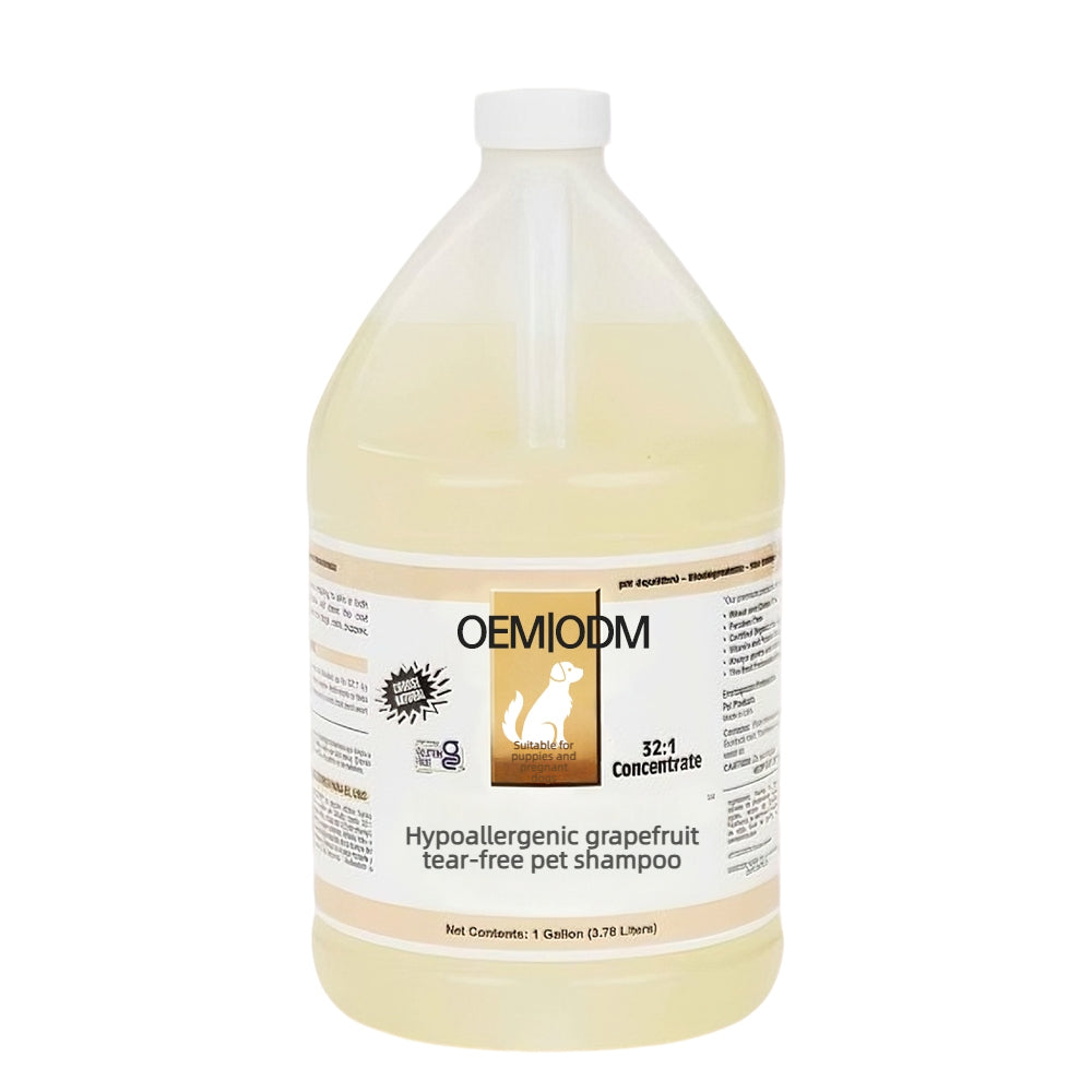 Hypoallergenic Grapefruit Tear-Free Pet Shampoo OEM ODM