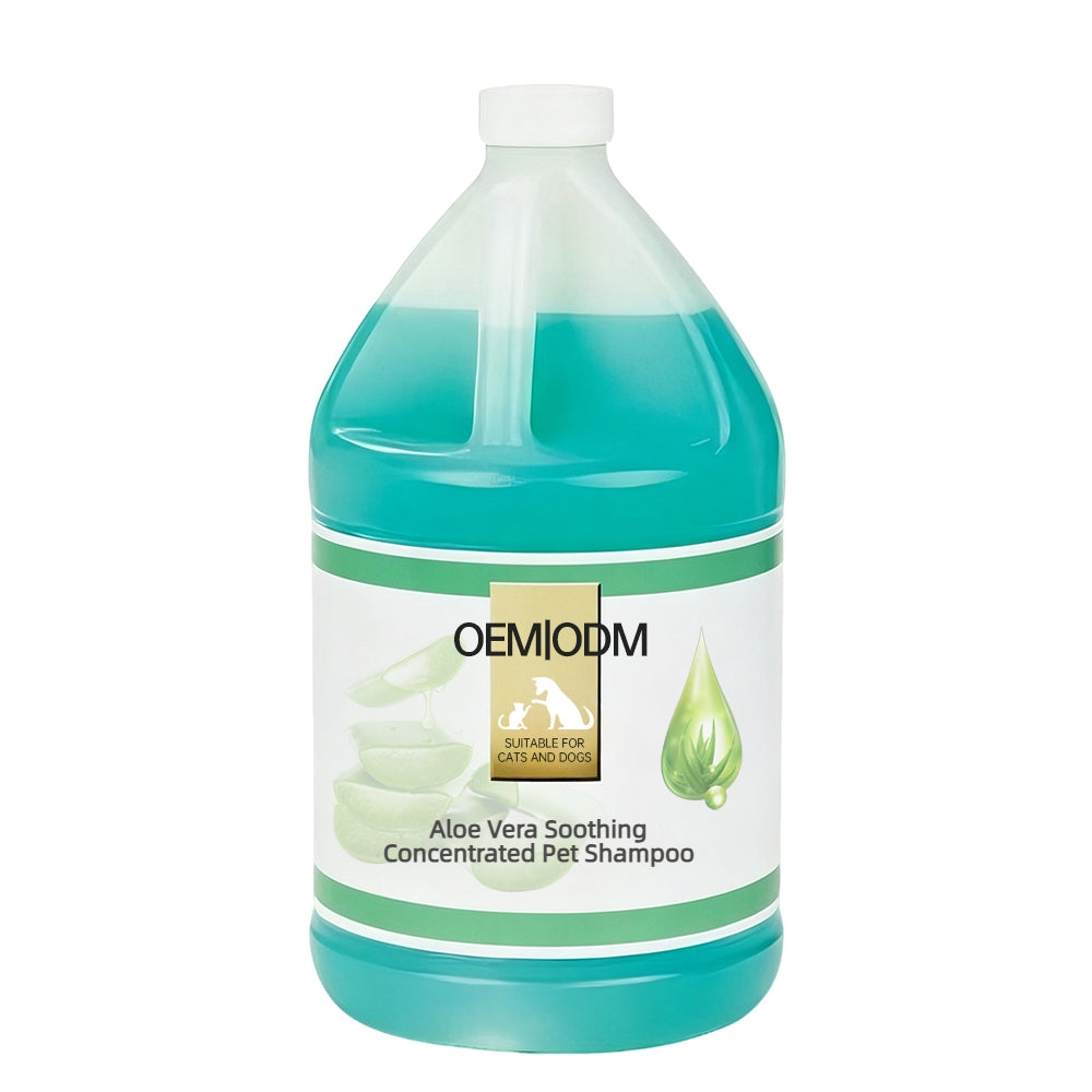 Aloe Vera Soothing Concentrated Pet Shampoo OEM ODM