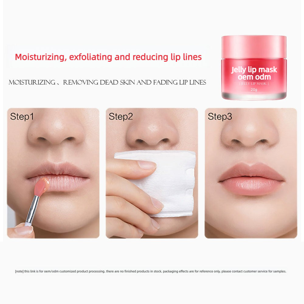 OEM ODM Rose Jelly Lip Mask